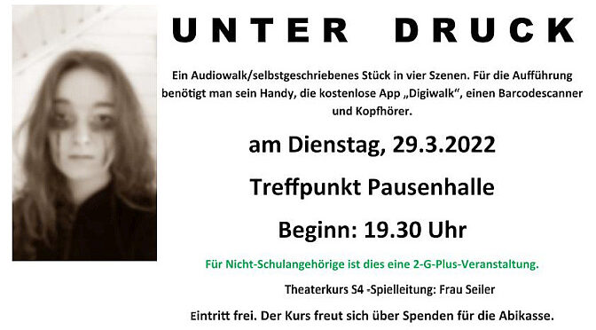 Theater-Eigenproduktion „Unter Druck“